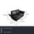 Here you get a two-seater sofa from the Vanda series by the German manufacturer KOINOR, whose anthracite leather adds a...