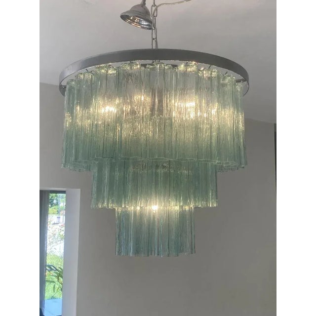 Sputnik Green Chandelier in Murano Glass from Simoeng For Sale - Image 9 of 12