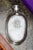 Victorian Unusual Large Thick Victorian Antique Crystal Sterling Silver Cap Scent Bottle Flask Vanity Home Decor For Sale - Image 3 of 12