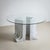 White Dining Table with White Marble Columns, attributed to Carlo Scarpa, Italy, 1970 For Sale - Image 8 of 9