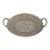Mid 20th Century Mid Century Modern Decorative Oval Metal Dish W/Dual Handles For Sale