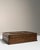 Made in France in the early 20th century, this oak box is finished in a deep brown patina that shows off the strong,...