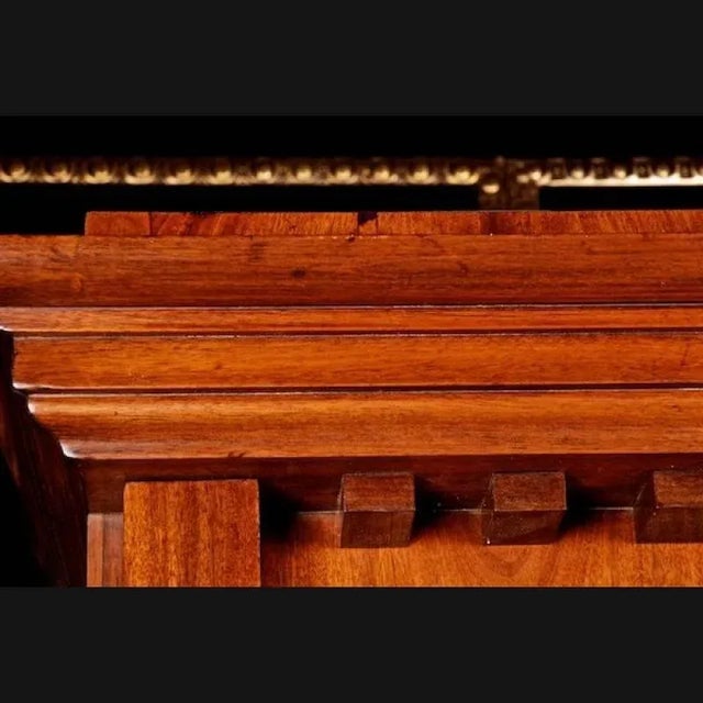 19th Century Biedermeier Style Mahogany Armoire For Sale - Image 9 of 11