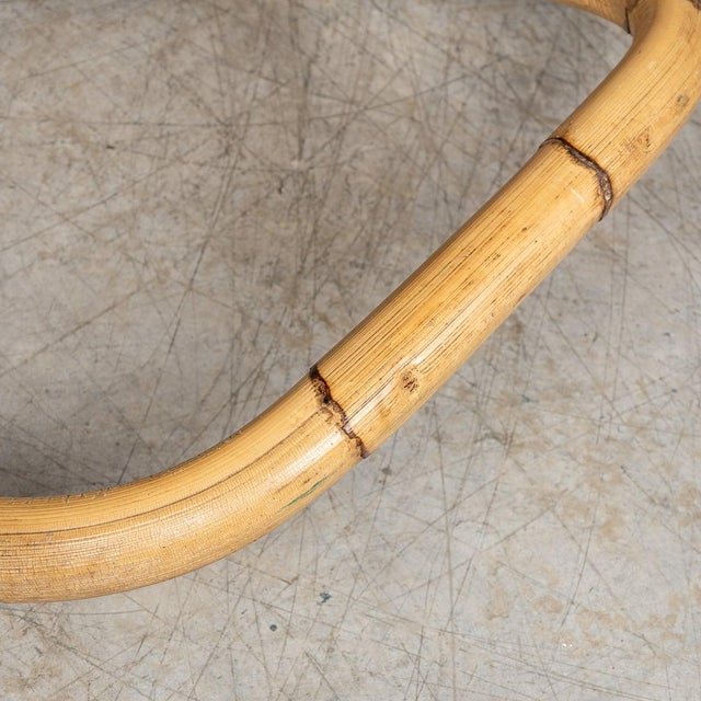 Vintage Italian Bamboo and Rattan Rocking Chair, 1960 For Sale - Image 15 of 18