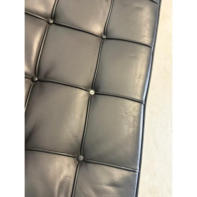 Leather Barcelona Chairs by Ludwig Mies van der Rohe for Knoll Inc. For Sale - Image 5 of 18