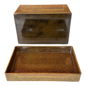Exquisite Japanese Lacquer Maki-e Hand Box Kobako Edo Period
