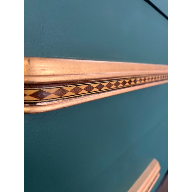 Art Deco 1930's American Waterfall Dresser Custom Restored For Sale - Image 3 of 9