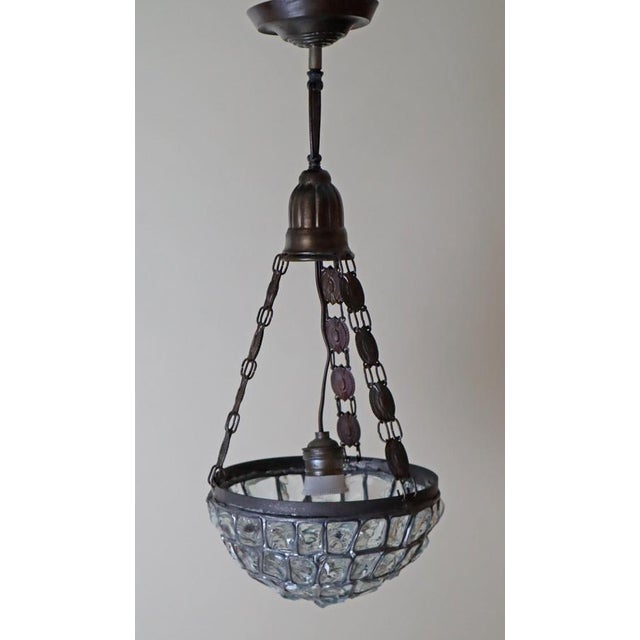 This petite Jugendstil lamp from the Art and Craft movement is a real gem! It was lovingly crafted by hand using beautiful...