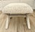 Vintage X-Frame Stool in Cream & Tan Animal Print Upholstery For Sale In Los Angeles - Image 6 of 10