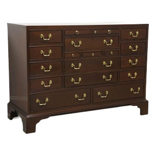 Link-Taylor Heirloom Solid Mahogany Chippendale High Dresser For Sale