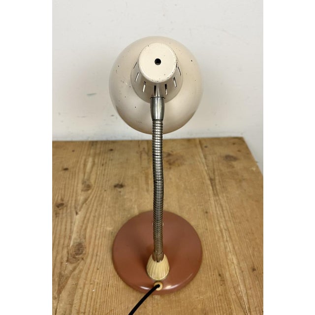 Vintage Industrial Gooseneck Table Lamp, 1960s For Sale - Image 11 of 17