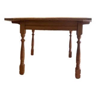 Antique Tile Top Dining Table For Sale