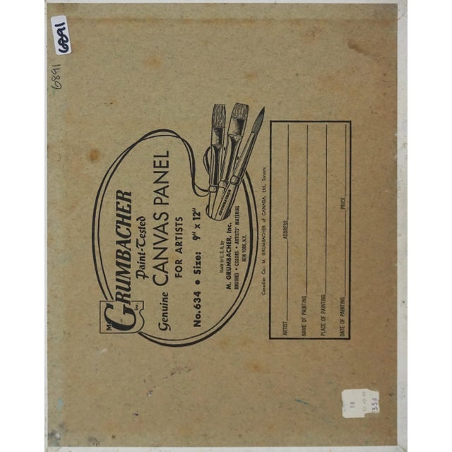 Textile Driftwood on the Beach, Mid Century Coastal Landscape by Genevieve Rogers For Sale - Image 7 of 7