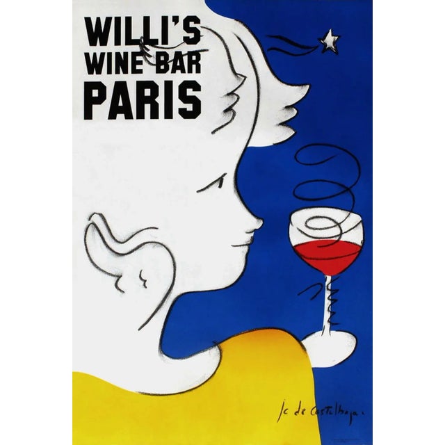 2015 Jean Charles De Castelbajac Willi's Wine Bar Lithograph Poster