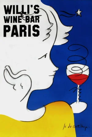 2015 Jean Charles De Castelbajac Willi's Wine Bar Lithograph Poster