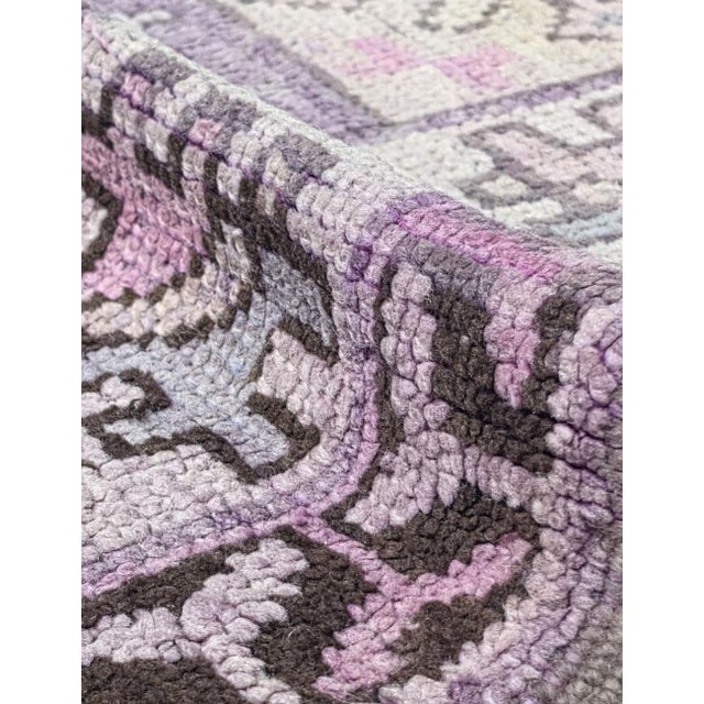 Mid-Century Modern Authentic Berber Rug - 11.2 X 6.8 Ft For Sale - Image 3 of 8