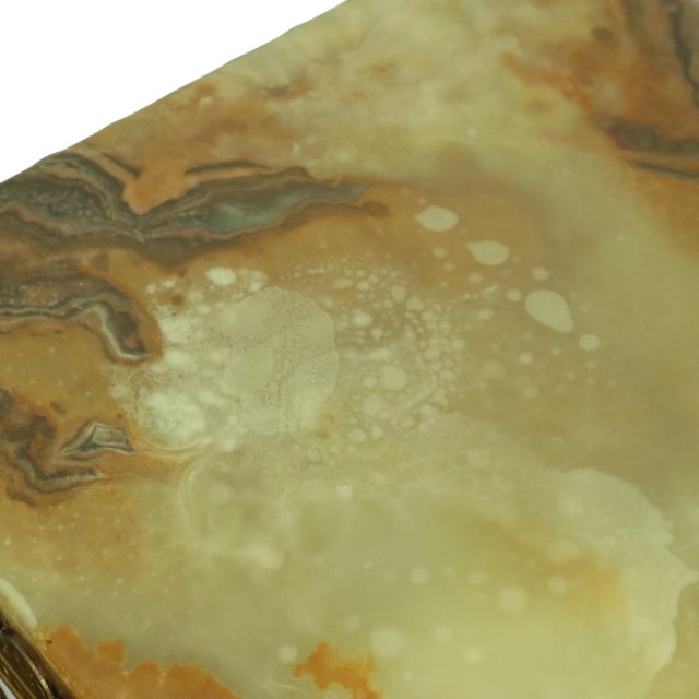 Hollywood Regency Nesting Tables in Onyx and Marble, 1950s, Set of 3 For Sale - Image 12 of 17