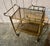 Metal Vintage French Brass Drinks Trolley, 1950 For Sale - Image 7 of 17