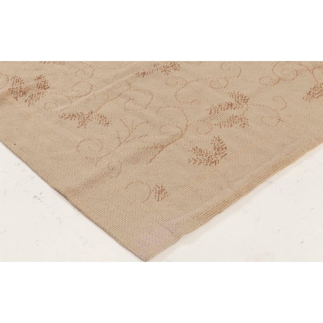 Early 21st Century Contemporary Floral Design Needlepoint Eric Cohler Rug by Doris Leslie Blau For Sale - Image 5 of 5