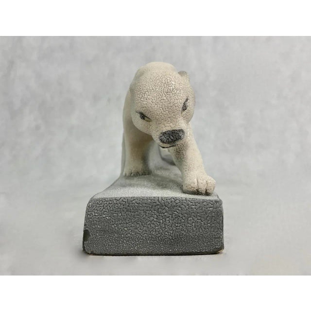 Panther figurine came from unknown author. The figurine has no maker's mark. Very good condition. Some micro chipped areas.