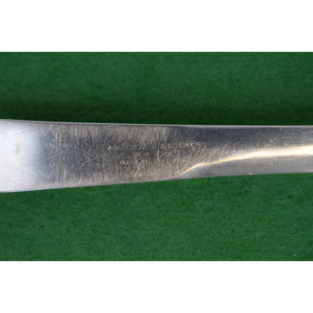 Abercrombie & Fitch Sterling Silver Fox Mask Letter Opener Made in England 1949 For Sale - Image 4 of 4