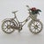 Vintage Italian Handmade Silver Bicycle with Flower Basket, 1980s For Sale - Image 11 of 11