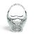 Transparent Mid-to-Late 20th Century Czech Bohemian Queen’s Lace Cut Crystal Basket 6" For Sale - Image 8 of 12