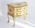 Cream Italian Venetian Painted Wooden Chest of Drawers, Louis Xv Style Cabinet, Vintage Florentine Nightstand, 1950s For Sale - Image 8 of 11