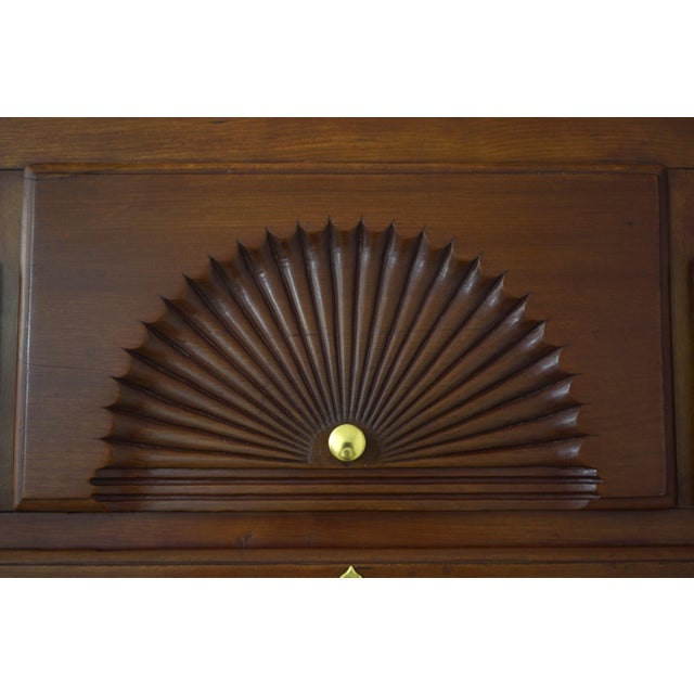Wood Antique 18th Century Clawfoot Cherry Queen Anne Highboy Chest on Chest For Sale - Image 7 of 18