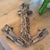 Handmade Vintage Driftwood Anchor For Sale - Image 11 of 11