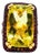 Bochic “Orient” Vintage Natural Ruby & Lemon Quartz Ring Set In 18 K Gold & Silver For Sale
