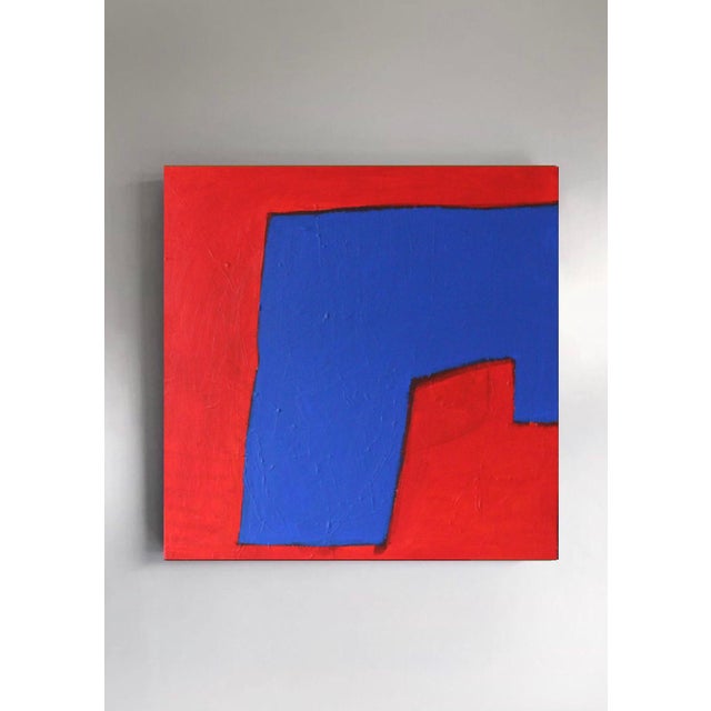 Bodasca, Red and Blue Osmosis, 2026, Acrylic Painting on Canvas For Sale - Image 10 of 10