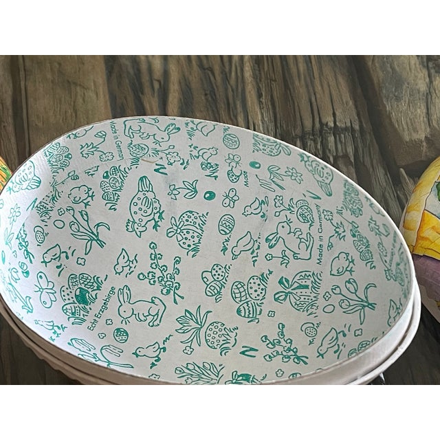 Paper West Germany Easter Eggs Paper Mache Collection For Sale - Image 7 of 9