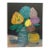 Original Canvas Painting of Vibrant Exotic Flowers & Gold Bowl For Sale