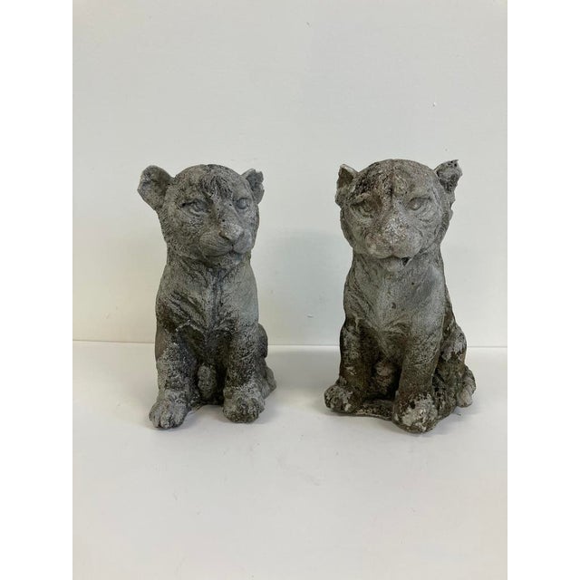 Origin: American, mid-20th century Date/Age: c. 1950s–1960s Medium: Cast concrete with natural weathered patina...