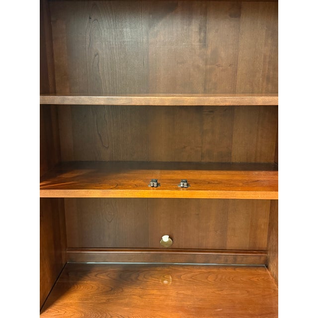 Brown Stickley Furniture Cherry Wood Cabinet, Model 381 For Sale - Image 8 of 12