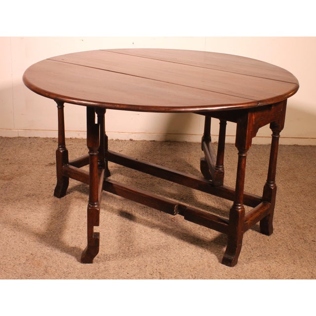18th Century Oak Gateleg Table For Sale - Image 12 of 12