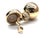 Vintage Double-Ball Ear Clips in Gold & Crystals from Christian Dior, 1980s, Set of 2 For Sale - Image 9 of 13