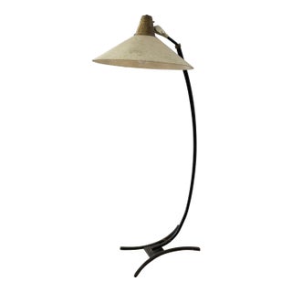 Mid Century Arco Curved Floor Lamp For Sale