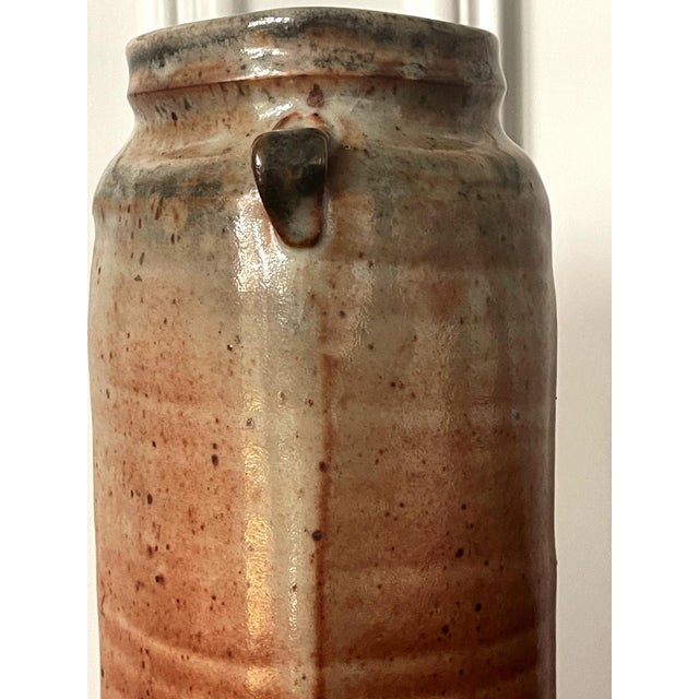 Tall Studio Pottery Ceramic Glazed Vase Warren Mackinzie For Sale - Image 12 of 14