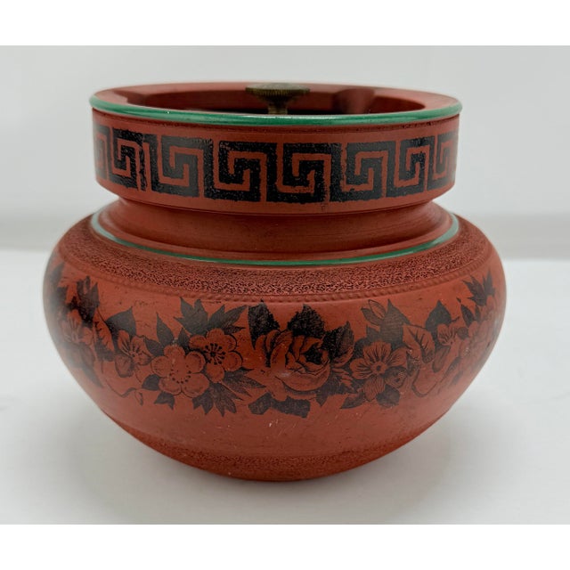 Ceramic John Middleton English Redware Neoclassical Style Humidor, C. 1900 For Sale - Image 7 of 12