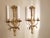 Vintage Pair of Friedman Brothers New York Louis XVI Style Gilt Gesso Wall Sconces For Sale - Image 14 of 18