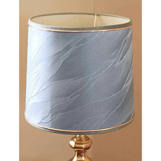 Vintage Golden Table Lamp, 1980s For Sale - Image 3 of 4