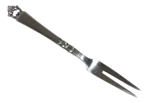 Vintage 1950s Denmark Sterling Silver Pickle & Olive Fork