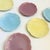 Colorful Pastel Lotus Plates by Lillian Vernon - Set of 6 For Sale In San Francisco - Image 6 of 7