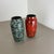 Super Color Crusty Fat Lava Vases from Scheurich, Germany, 1970s, Set of 2 For Sale - Image 4 of 18