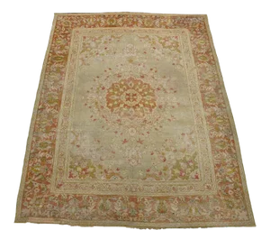 1900s Antique Indian Amritsar Rug - 10'6'' X 7'9''