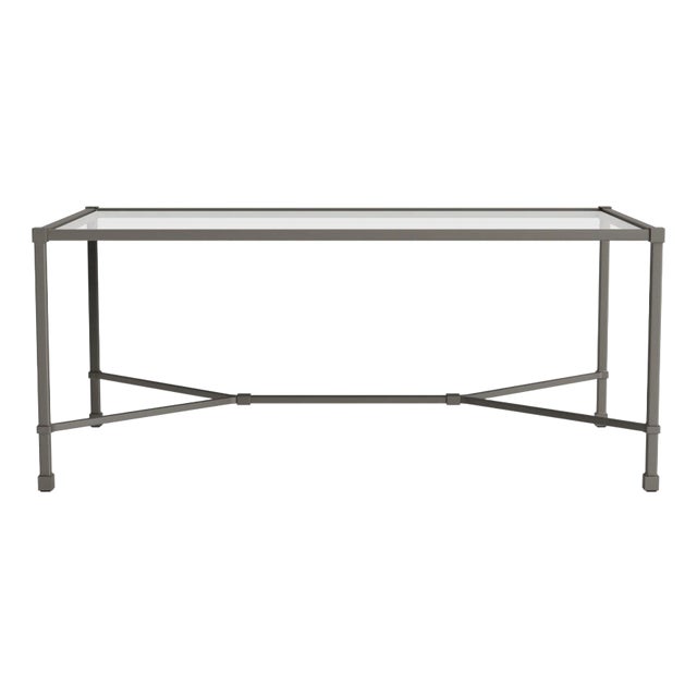 Brown Jordan Venetian 26" x 43" Coffee Table, Mica frame For Sale