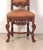 A Norwegian Baroque chair, circa 1700. Seat height 21".