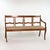 Brown Italian Walnut Bench, Circa 1880 For Sale - Image 8 of 9